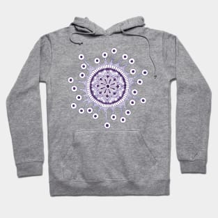 Virus Mandala (purple) Hoodie